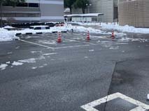駐車場除雪